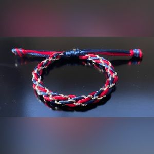 Brand New Thick Threaded Silver Tone Chain Bracelet